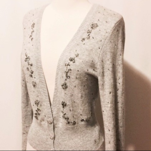 American Eagle Outfitters Sweaters - American Eagle Beaded Cardigan
